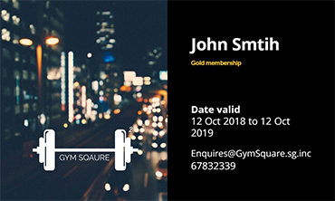 gold membership card